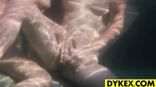 Outdoor girl-on-girl fuck-fest with 2 super-steamy femmes