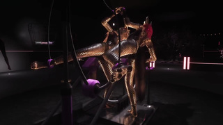 Smoking steamy nymphs are having tons of joy with each other in a Crimson Robin Lounge