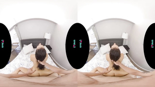 Violet Starr is juggling up and down while boning a boy she has recently encountered