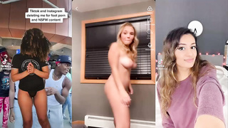 Compilation of 28 Instagram Onlyfans Chicks Bare Compete on Split Screen