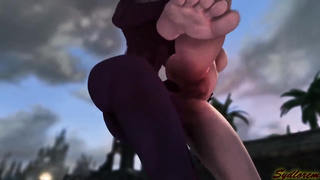 [Futa on Female] Succubus tempt a magnificent angel