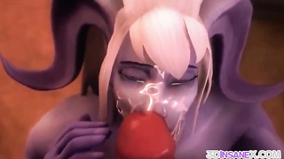 3 DIMENSIONAL honey is getting pulverized stiff in the arena and bellowing from sheer pleasure during an climax