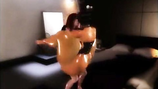 three dimensional PLUS-SIZE cougar sesh
