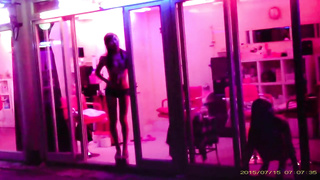 Street super-bitch gets fed proteins