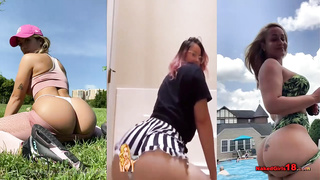 37 Instagram Onlyfans Nymph's Humungous Caboose Unwrapping Compilation