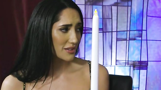 Chloe Amour is a romping black-haired who luvs to sate fellows with her filthy hatch