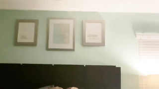 Wifey railing my man rod and spraying on me