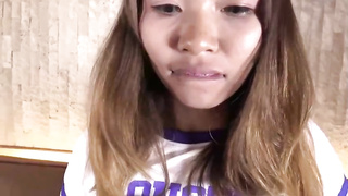 Thai stunner is tonguing a rock rock-hard dinky before fellating it and getting it inwards her coochie