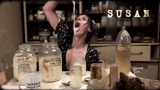 Elen, Britaany and Anna are having xxx lovemaking in the douche, after inhaling a humungous man rod