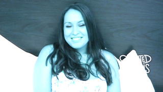 POV teen with big tits makes her porn video debut