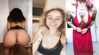 Naked Contest Compilation of 34 Instagram Onlyfans Dolls in Split Screen