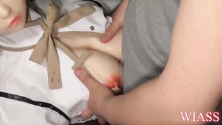 Huge-Titted screw gal is about to get spunk all over her milk cans after a xxx screw