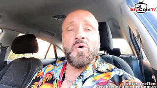 Naughty, aged dude is about to tear up a puny call girl and make her wail from delectation