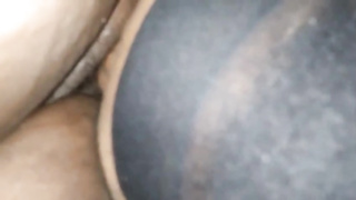 Black man is tonguing slit in front of the camera and luving every 2nd of it