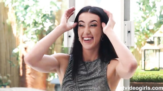 Smoking super hot brown-haired, Vivian is having xxx hump during a pornography movie audition, and lovin’ it