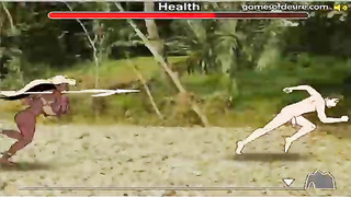 Big-Chested Amazon chick despairingly wants to have fuck-fest with a white fellow, until she ejaculates