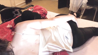 Fantastic O2, T&A 672 (01) - Banged Cougar in Her Satin Underwear (Undies, Dresses, Stretch Pants, High-Heeled Shoes & Pantyhose)