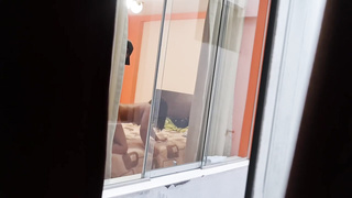 I spy on my buddies from my bedroom (work journey). I can't believe my buddy is hotwife on her hubby.