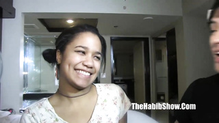 Ample black nubile Loni Pioneer perceived Derek Forreal's greased palms on her immense cupcakes and damp cooter