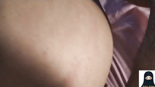 First-Timer honey is so moist while her bf is fuckin' her from behind, until he finishes off