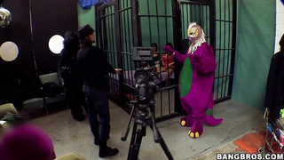 3 femmes got immensely ultra-kinky and couldn’t hold back from having naughty fuckfest with a co-employees