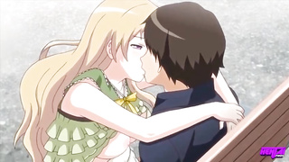 Fetching manga porn teenie with monstrous titties is having her muff well inserted with rock-hard manhood