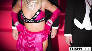 Adriana Chechik is channeling Marilyn Monroe and getting humped on the stage during her spectacle