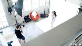 Shoot turns into sex session 2