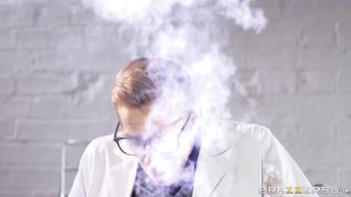 For the aim of scientific research, Cathy Heaven is deepthroating schlong as deep as she can