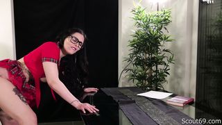 German COUGAR Lecturer Tempt Youthfull School Stud To Bang Her