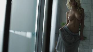 Russian Natasha Andreeva taking bathtub