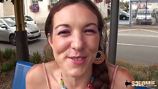 Margot enjoys to do nasty stuff like blowing a yam-sized, dark-hued manmeat in the woods