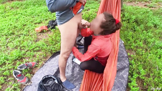 fuck-a-thon on the hammock part. two - liz and ted