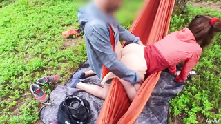 fuck-a-thon on the hammock part. two - liz and ted