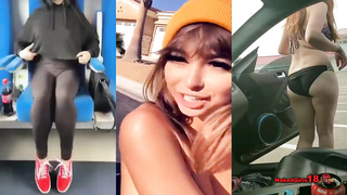 20 Bare Chicks in Truck And Public