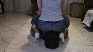 This guy’s kink is to lie still while his chick is sitting on his face and farting