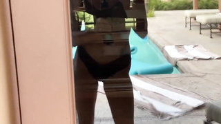 Dark Haired woman needs more than just a stiff dick to spunk so she fisted her culo