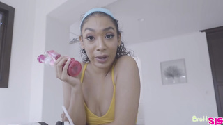 Red-Hot ebony Sarah Lace didn’t have use her fuck-fest fucktoy, she had antsy wood prepped for ravaging