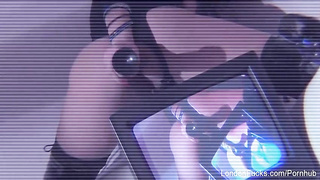 Smoking torrid Chinese honey London Keyes is playing her fuck-holes in front of the camera for joy