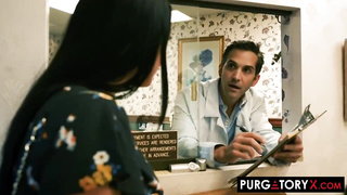 Angela White always heads to drill Donnie in his dentist office, it senses so crazy doing it