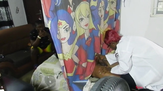 Horny doc deep-throated and pulverized masculine patient in front of  his Wifey