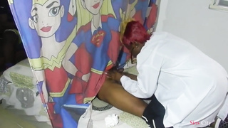 Horny doc deep-throated and pulverized masculine patient in front of  his Wifey