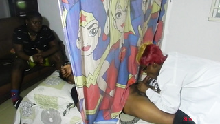 Horny doc deep-throated and pulverized masculine patient in front of  his Wifey