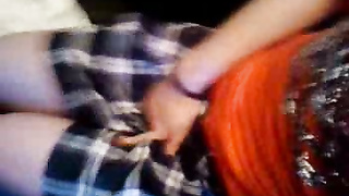 Carolina,ninfeta cavala de Barueri massageando sua bucetinha rosada com tesão