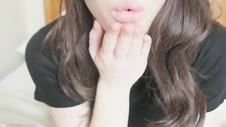 Frolic black-haired with phat milk cans is fapping with 2 fuck-a-thon fucktoys at the same time