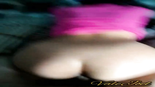 Whorish honey with a large, chubby booty is squealing while getting her daily portion of bang