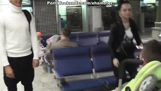 Warm platinum-blonde is deepthroating weenie and getting smashed from the back, the way she always desired