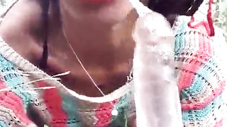 luxurious cougar in glasses displays her throw up oral abilities