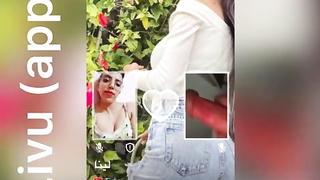 Showcasing my man-meat to girls on flick talk