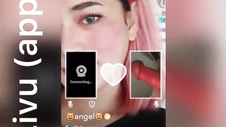 Showcasing my man-meat to girls on flick talk